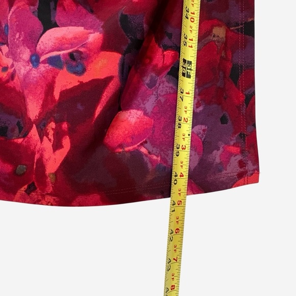 Lauren Ralph Lauren Flutter Sleeve Floral Print Dress - Picture 9 of 12